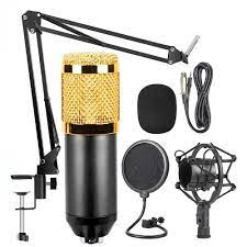 BM 800 Pro Condenser Microphone Mic Studio For Clear Sound