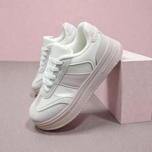 Spring/Summer New Pink Shoes Women's Fashion Casual Sports Shoes Sports Walking Slow Walking Style Casual Shoes